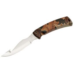 Buck 477CM Caping Knife Camo Design Fixed Blade With Gut Hook