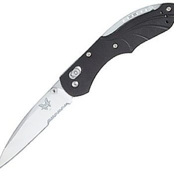 Benchmade Switchback Combo Edge Black Hn knives 921SBLK