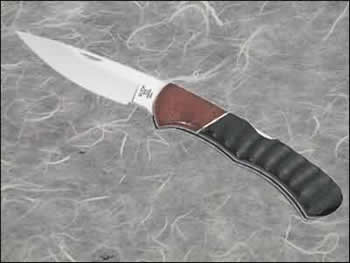 Buck (9658) Bucklock Knife Model Number 532IBL Impala Bone Handle With Burlwood Classic Design 532IL
