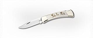 Buck 4818 Fld Ht Majestic Elk knives 110EKSLE