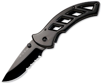 Buck 318TTX Parallex 28 Black Pocket Clip Knife 318TTX-