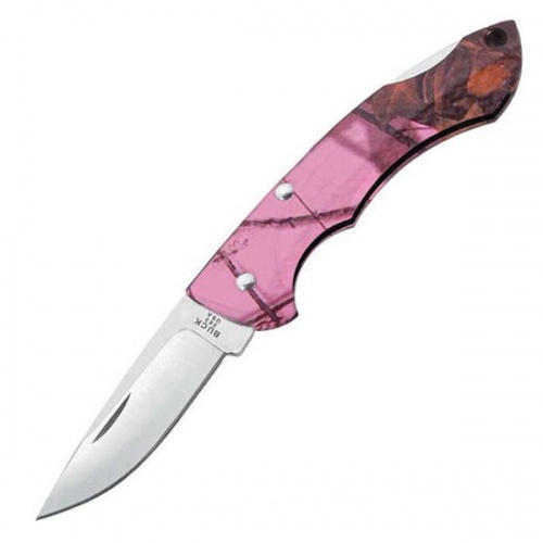 Buck 3840 Nano Bantam Pink Camo knives 283CMS10