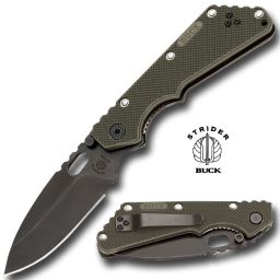 Buck (5745)sbmf,military,fldr,od knives 889OD