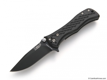 Camillus Sizzle Black Blade Plain knives C2315B