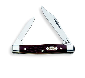 Case 83 Small Pen KifeBrown Jigged Synthetic Handle 083