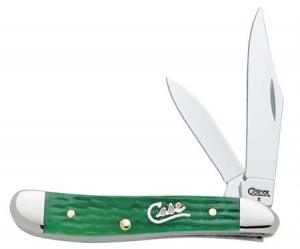 Case Emerald Green Peanut Knife 10056 6220 SS