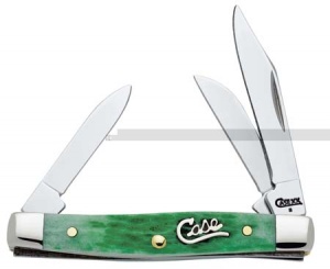 Case 10064 Emerald Green Small Stockman Knife 6333SS