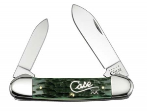 62131SS Hunter Green Canoe10124Spear + Pen Blades