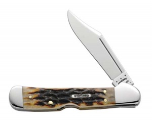 Case 105050 Mini Copperlock Brown Bone Standard Knives