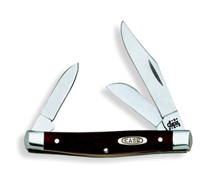 6344SS Medium Stockman 106 Brown Synthetic Jigged Handle
