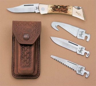 Case 110 XX-Changer Amber Bone Knife
