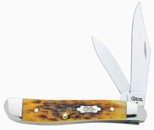 Case 12430 (6220 SS) GoldenRod Peanut Knife 2 7-8