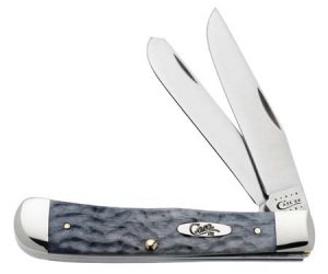 Case 13010 Gray Bone Trapper6254 SS As Ground Blade