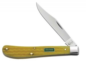 Case 61048ss Jd Yellow Slimline Tra Knives 15704