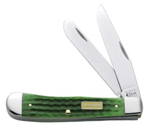 Case 6254ss Jd Green Trapper Knives 15707