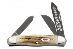 Case Vintage Stag Humpback Stockman Knives 17103