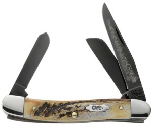 Case V5318ss Vint Stag Med Stkmn Knives 17111