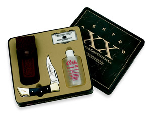 Case Lockback Knife Honing Oil Sharpener Set 182