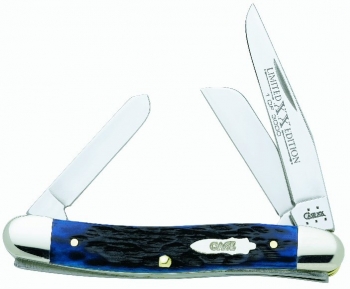 Case Le Xix Ocean Blue M.stockman Knives 19075