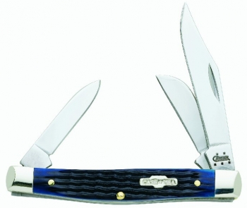 Case 6344 Blue Bn Med Stockman Knives 2806