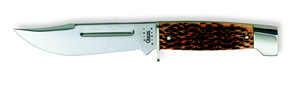 Case 647-5ss Slab Side Amber Bone Knives 370