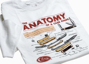 Case Anatomy Of A Knife T Shirt (l) Knives 50073