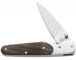Case Slimlock Knife BG-42 Blade English Walnut Handle 05128