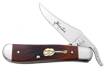 case johnny cash knives chestnut russlock