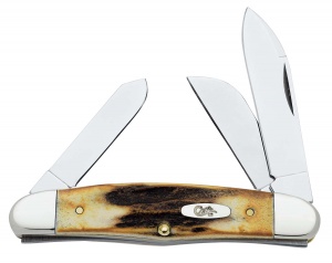 Case 53046 Ss Stag Humpback Stockma Knives 5524