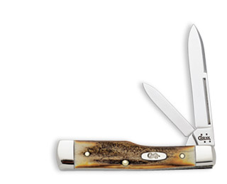 Case 5215 Sm. Gunstock,india Stag Knives 5535