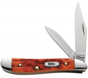 Case Orange Blaze 55910 Peanut KnifeClipPen Blades