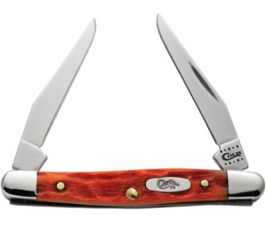 Case Orsnge Blaze Tiny Muskrat Knives 55914