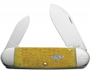 Case Vintage Yellow Elephants Toe Knives 57736