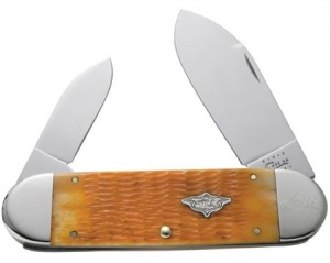Case Vintage Orange Elephants Toe Knives 57740