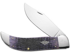 Case Vintage Lt Purple Bone Clasp Knives 57751