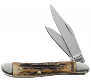 Case 5220cv Stag Rancher Peanut Knives 58133