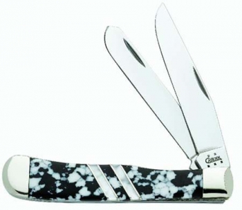 Case 6254,jasper Blk & White,trapp Knives 6423