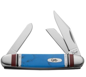 Case Exotic Turquoise Med Stockman Knives 6665