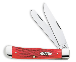 Case 6254cv Dk Red Bone Trapper Knives 6984