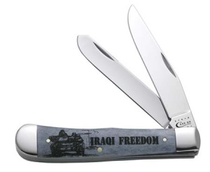 Case 6254ssmage Iraqi Free Trap Knives 7070