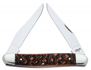 Case Muskrat Pine Cone Chesnut Knife 07086