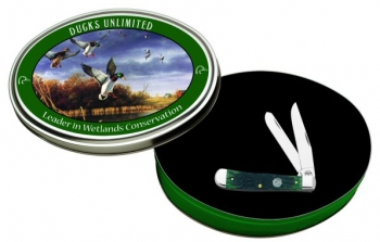 Case Dubermuda Grn Trapp-oval Tn Knives 7110
