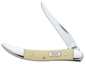 Case Ichthus Shield Sm Cr Syn Tx Th Knives 7243
