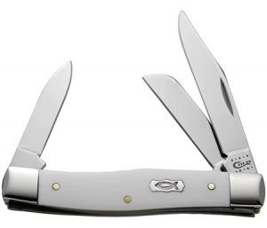 CA7252 Ichthus - Smooth White Synthetic Medium Stockman (43032 SS). 