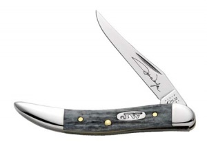 Case J Wayne Gray Bn Sm Tx Toothpk Knives 7484