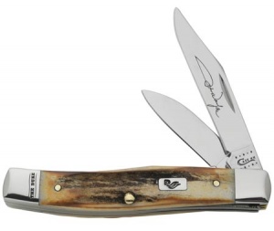 Case Jw Sig Burnt Stag Med Jack Knives 7492