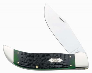 Case Vintage Clasp Hunter Green Knives 8551
