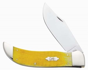 Case Vintage Clasp Bright Yellow Knives 8559