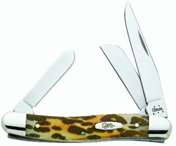 Case Leopard,18 Pattern Med.stckmn Knives 8605