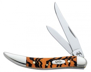 Case Bengal Tiger Sm Tex Toothpick Knives 8627